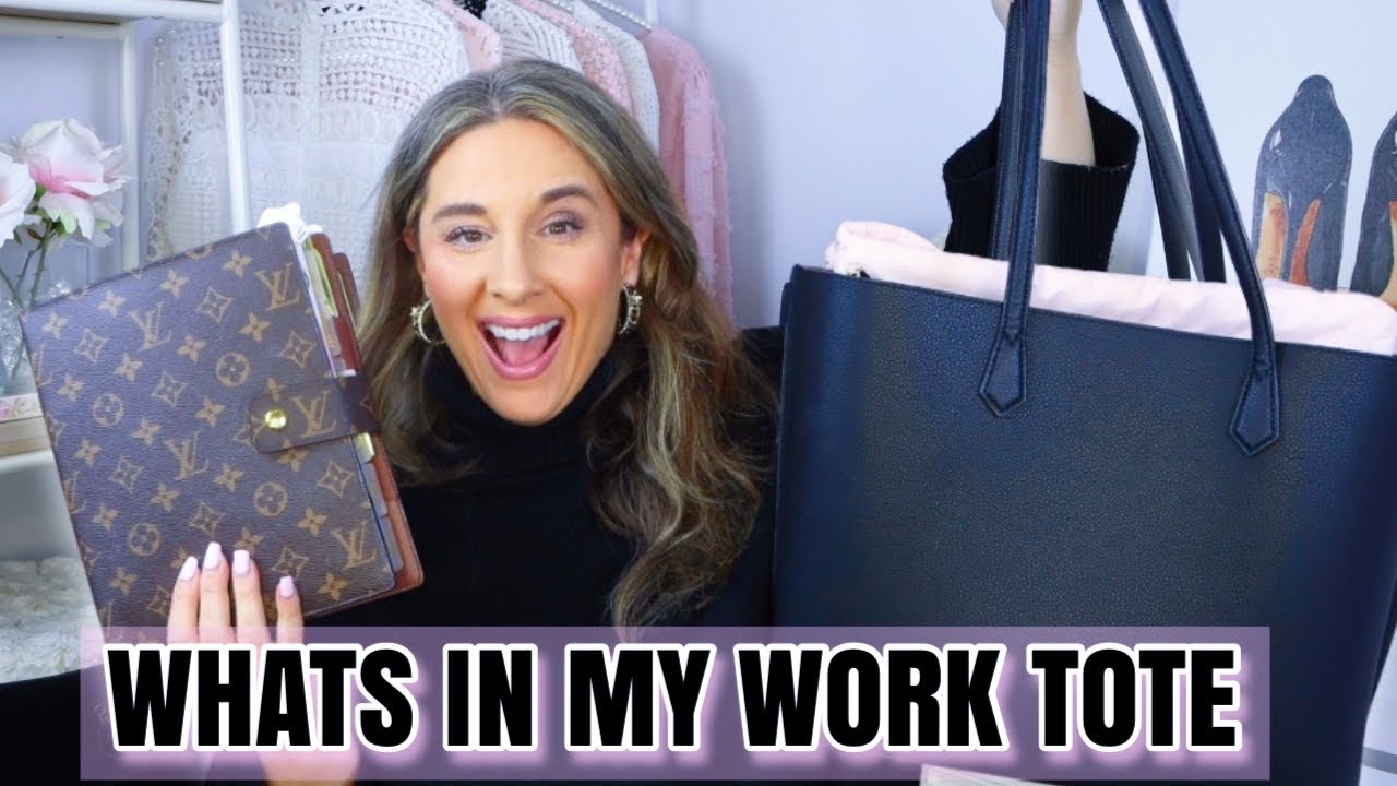 WHATS IN MY WORK TOTE!!!👜 WHAT I CARRY TO WORK EVERYDAY!