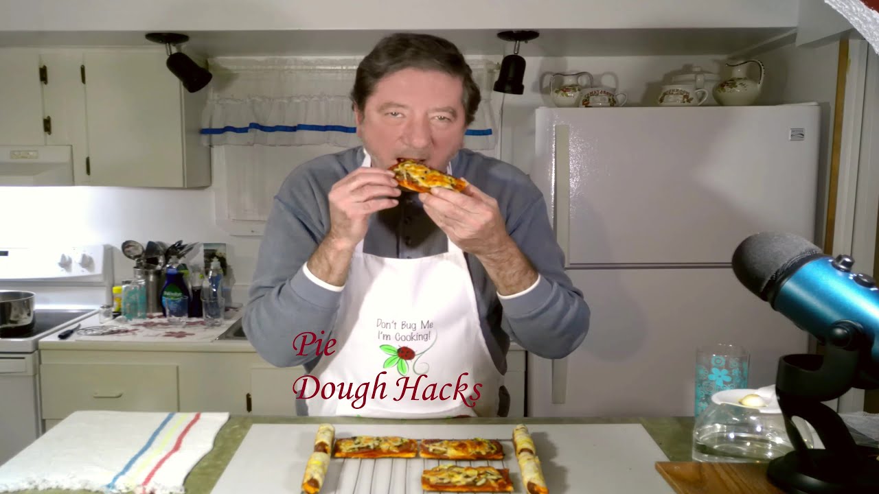 ASMR Cooking Hack- Pie Dough Pizzas and Dogs in a Blanket . Made by a Fellow Gentle  1man.