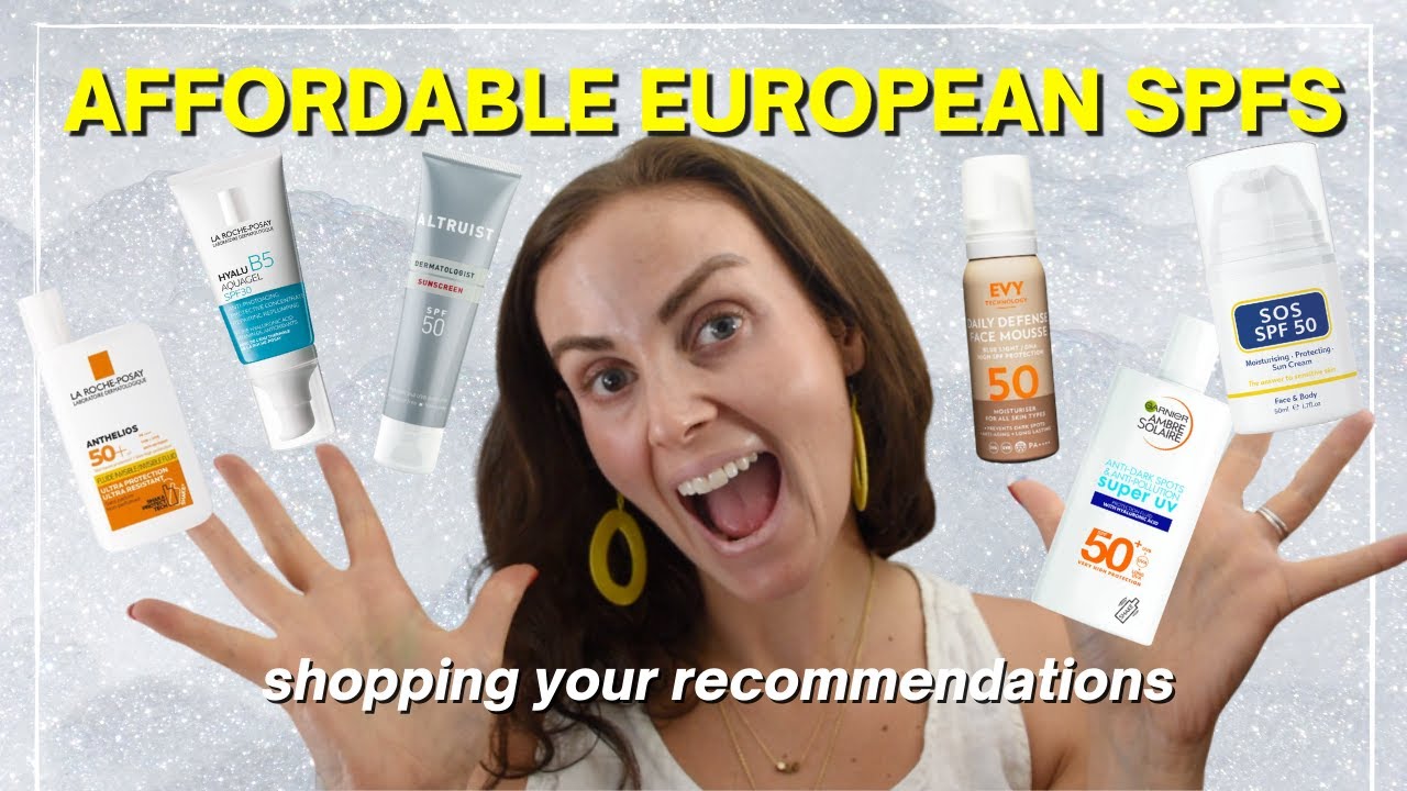 Mostly Affordable EUROPEAN SUNSCREEN Haul!