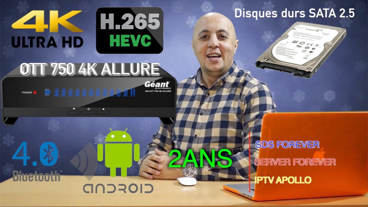KBK TV - Géant OTT 750 4K ALLURE
