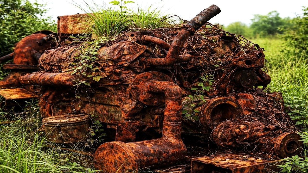 Restoration A Flooded Rusty V8 HINO Engine – Abandoned For Years Brought Back to Life Like New