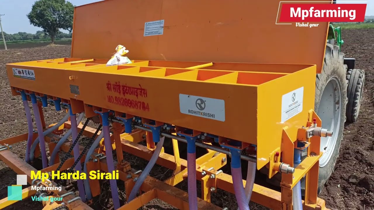 Rohitkrishi Makka high speed seed drill | Rohitkrishi high speed seed drill | Rohit new seed drill