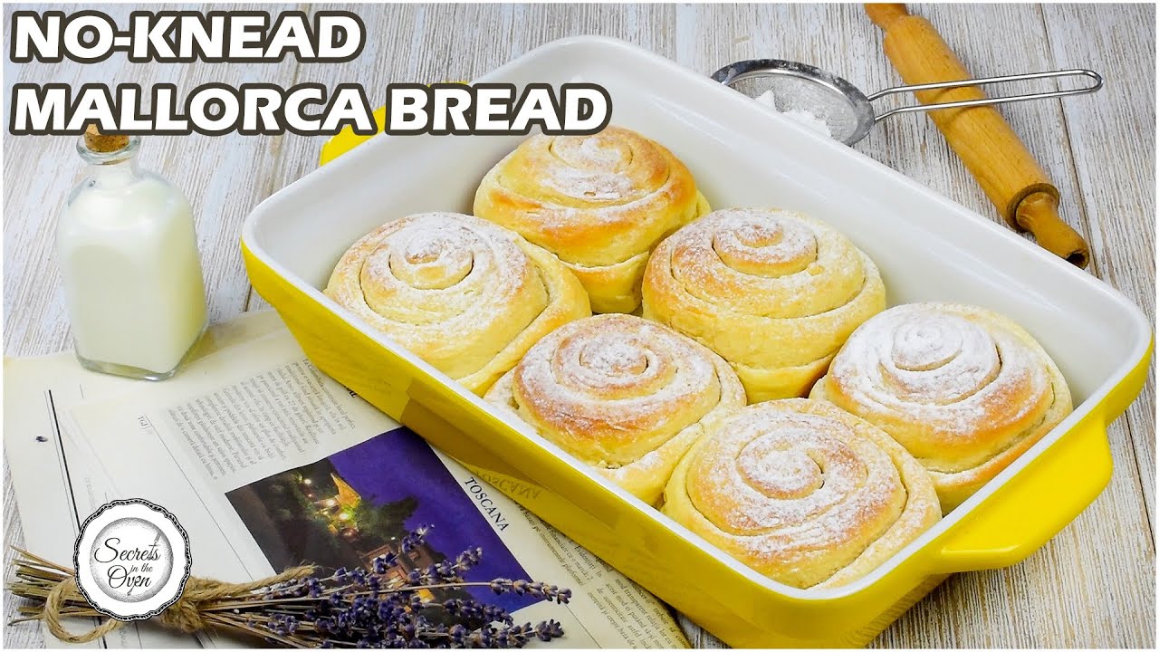 No-Knead Fluffy Sweet Rolls | Mallorca Bread