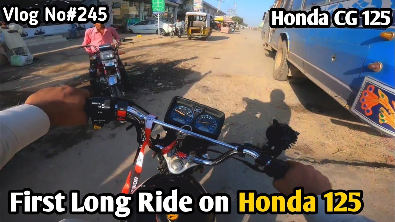 My First Long Ride on a Honda CG 125.🔥