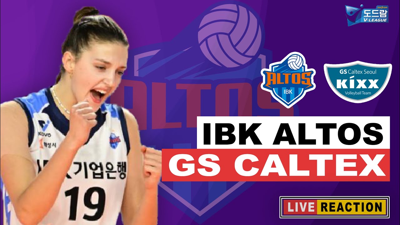 🔴LIVE VOLI KOREA IBK ALTOS VS GS CALTEX