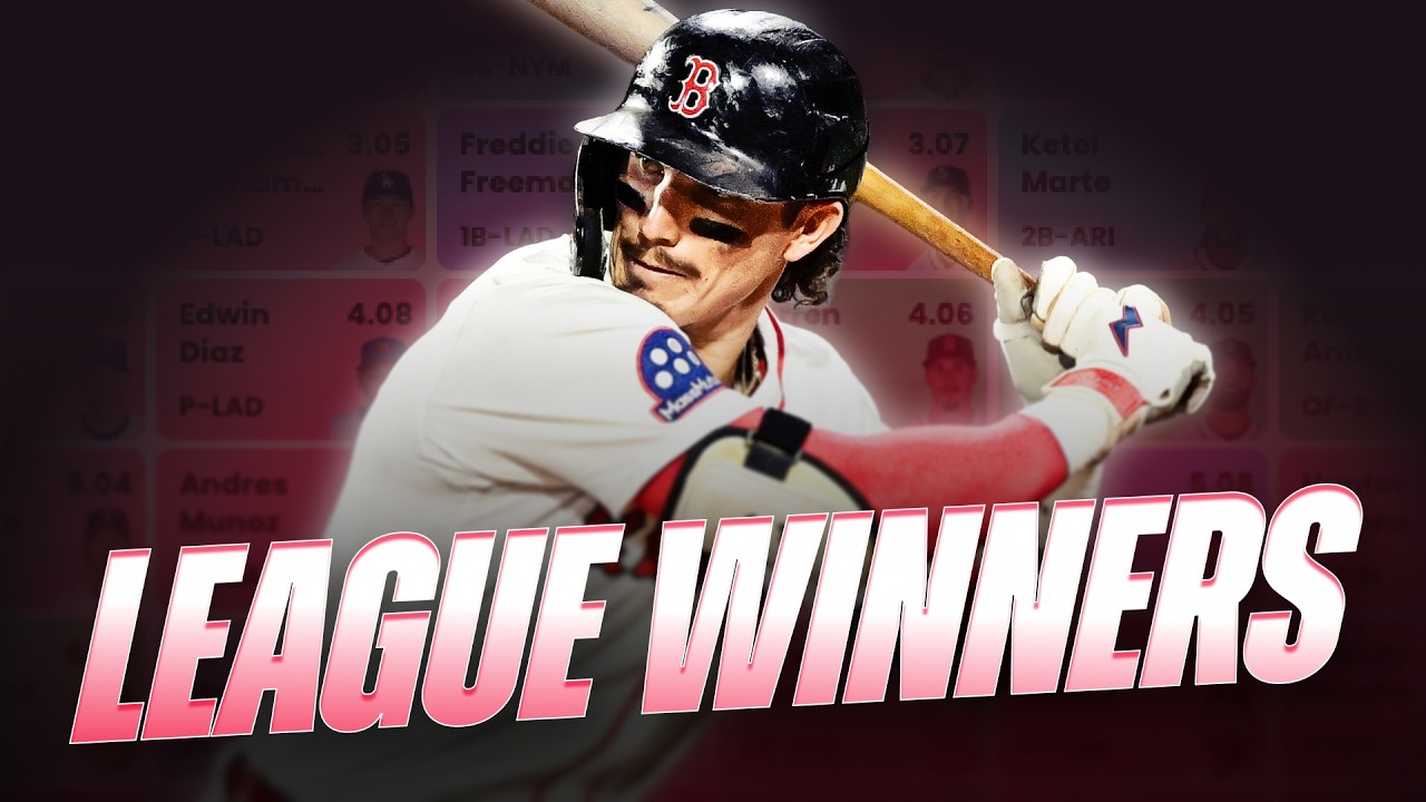 4 Fantasy Baseball LEAGUE WINNERS | Hitters Experts Love to Draft