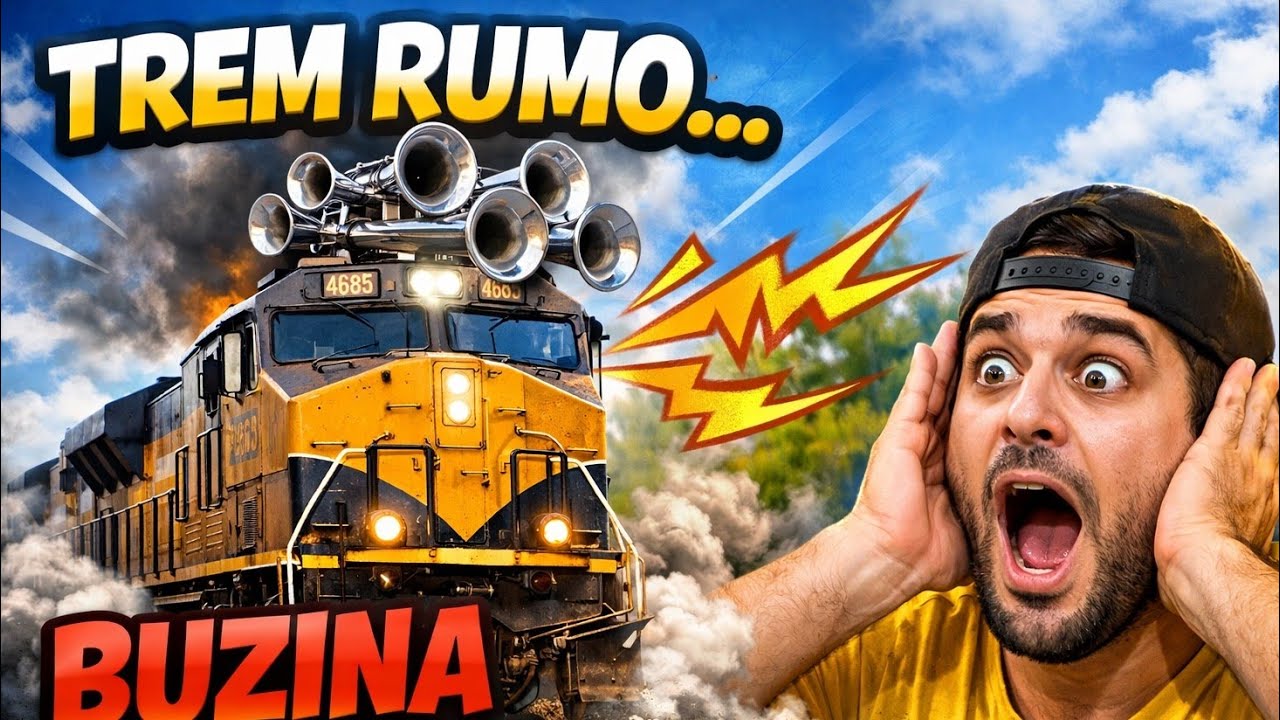 Som Raro de Buzina no Trem da RUMO | Flagrei!