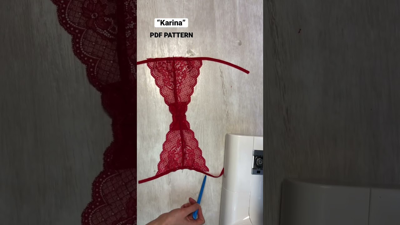 Lace Bikini DIY. Sewing Tutorial #sewingtutorial #pdfpattern #howtosew #sewingpattern #pdfpattern