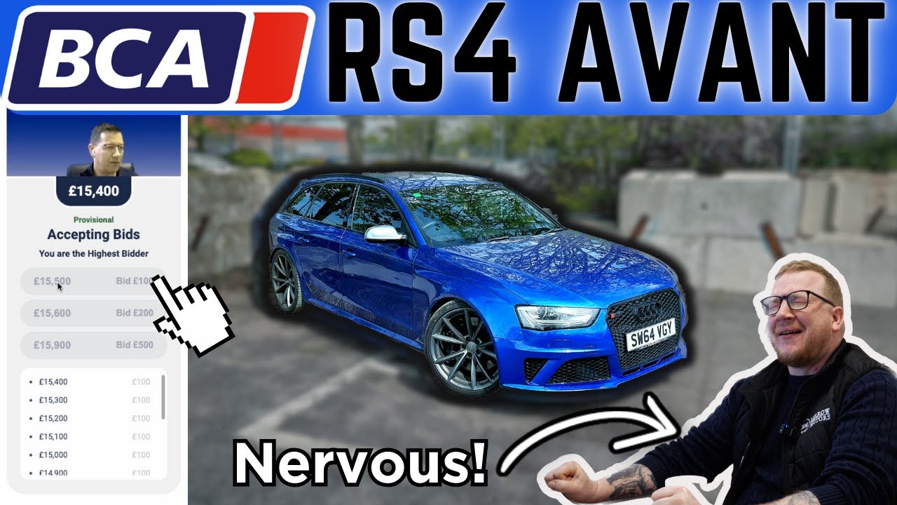I BOUGHT A 2014 AUDI RS4 FROM BCA CAR AUCTION UK