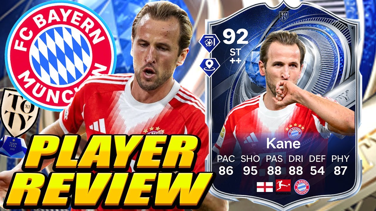 He FINISHES EVERYTHING FIRST TIME&hellip; 🎯🔥 92 TOTY Kane Review! 92 Kane Team of the Year Review! 92 Kane