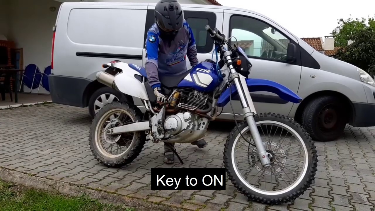 Kick starting Yamaha TT600R
