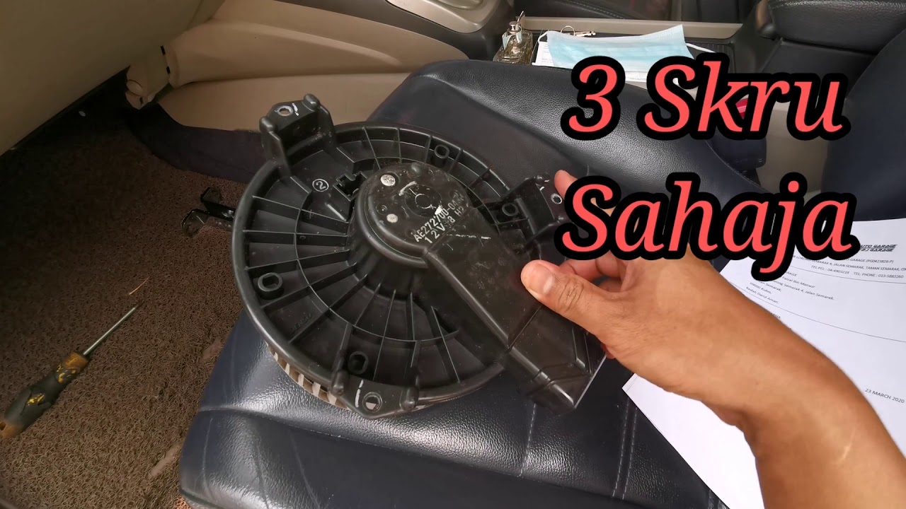 DIY Blower Aircond & Aircond Filter Civic FD