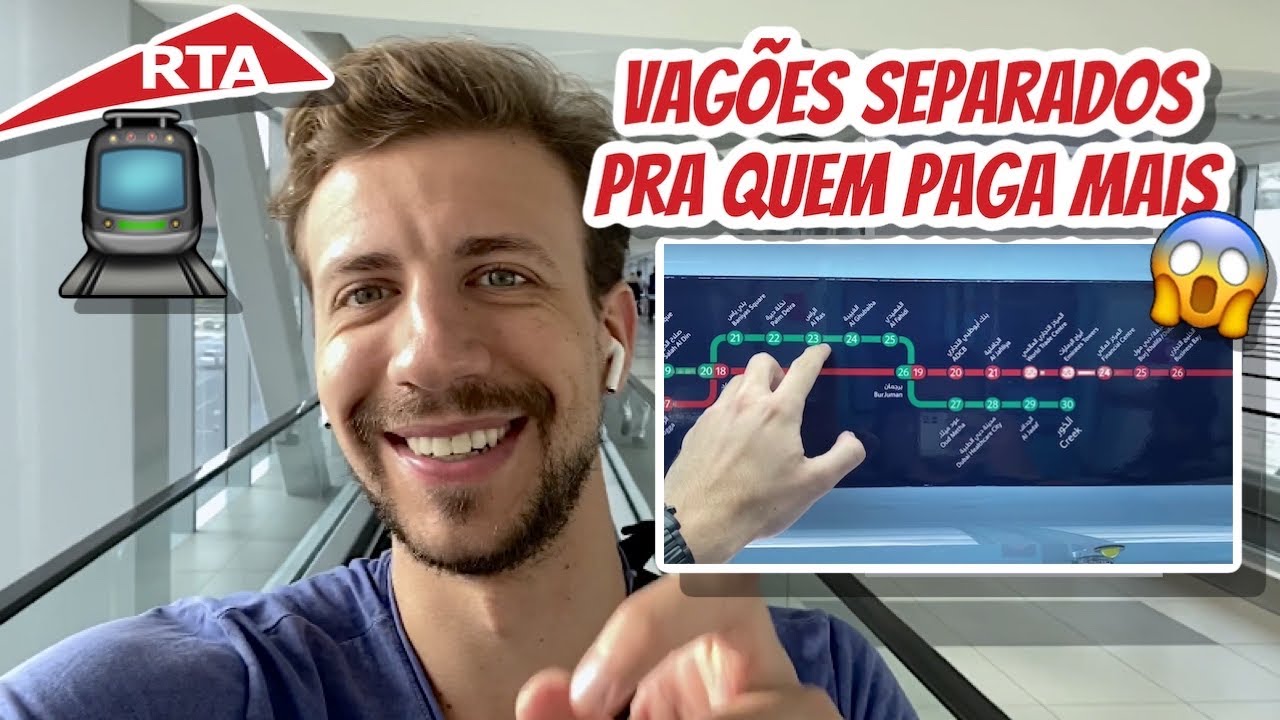 COMO ANDAR em DUBAI - COMO FUNCIONA o TRANSPORTE PÚBLICO e OUTROS MEIOS