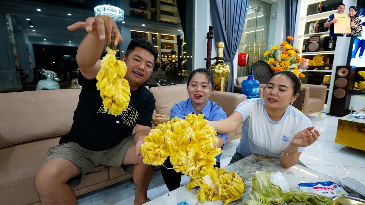 Về Lào Cai thăm nhà A Hải Sapa TV được ăn Quả Mít mật siêu múi và Nồi lẩu full Topping siêu ngon