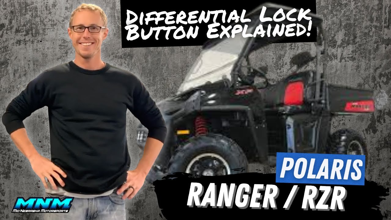 Polaris Ranger / RZR 570 800 900 1000 — Кнопка блокировки дифференциала AWD 4x4 — Что и когда исп...