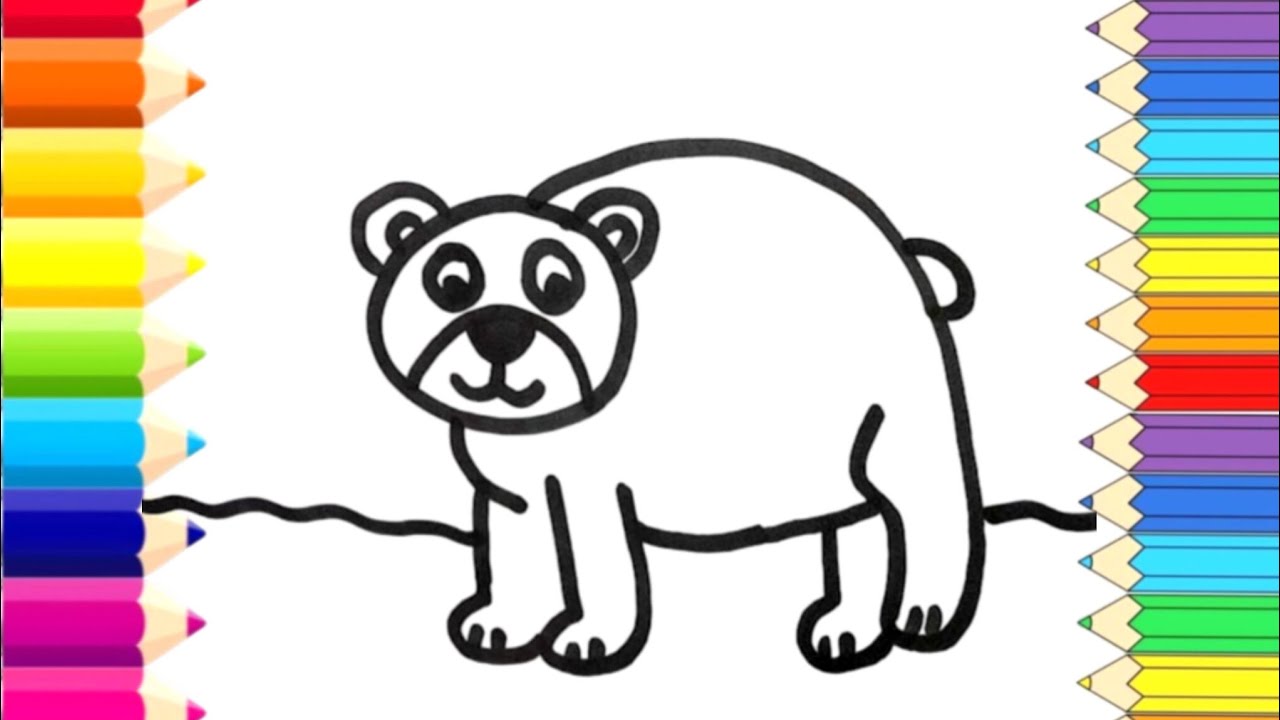How to Draw a Cute Brown Bear Step by Step 