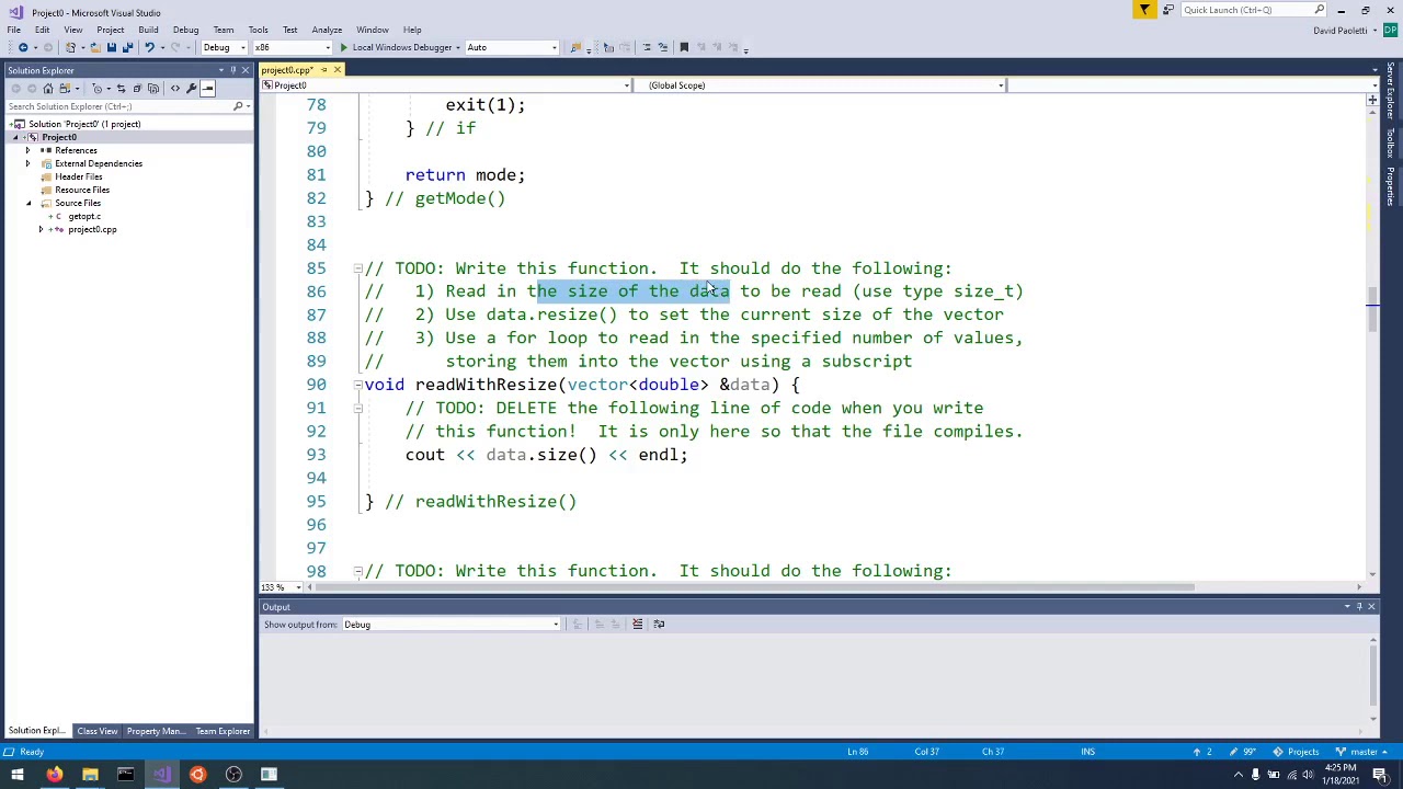 Project 0 Tutorial (Files on Canvas)