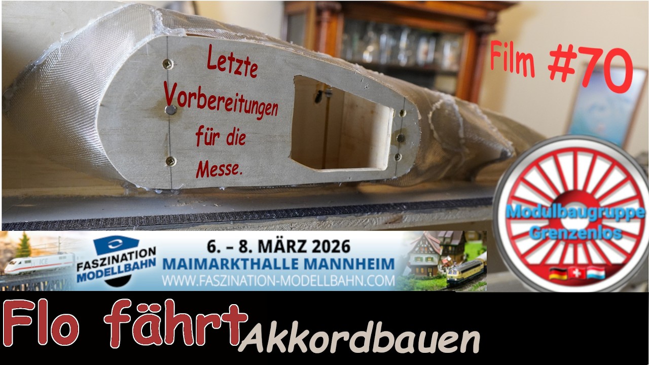 Enspurt zur Messe Mannheim - Flo fährt hin und nimmt das Modul mit.