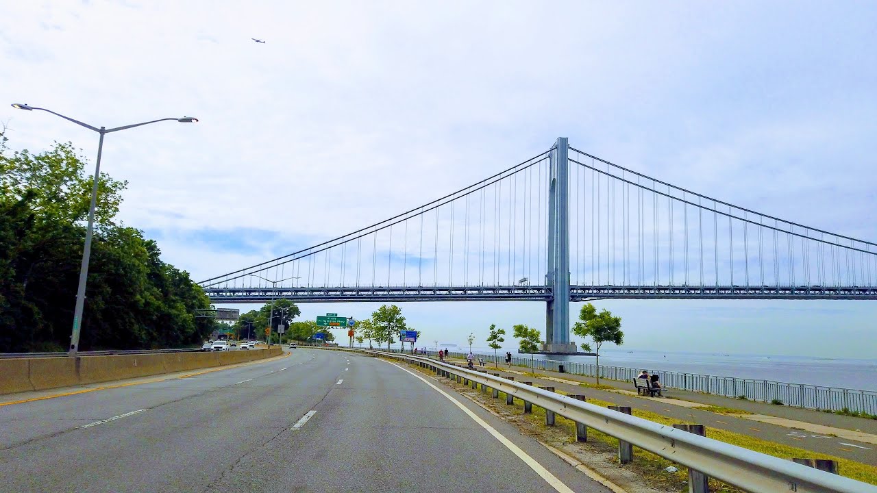 Belt Parkway eastbound full length (Brooklyn to Queens NYC)