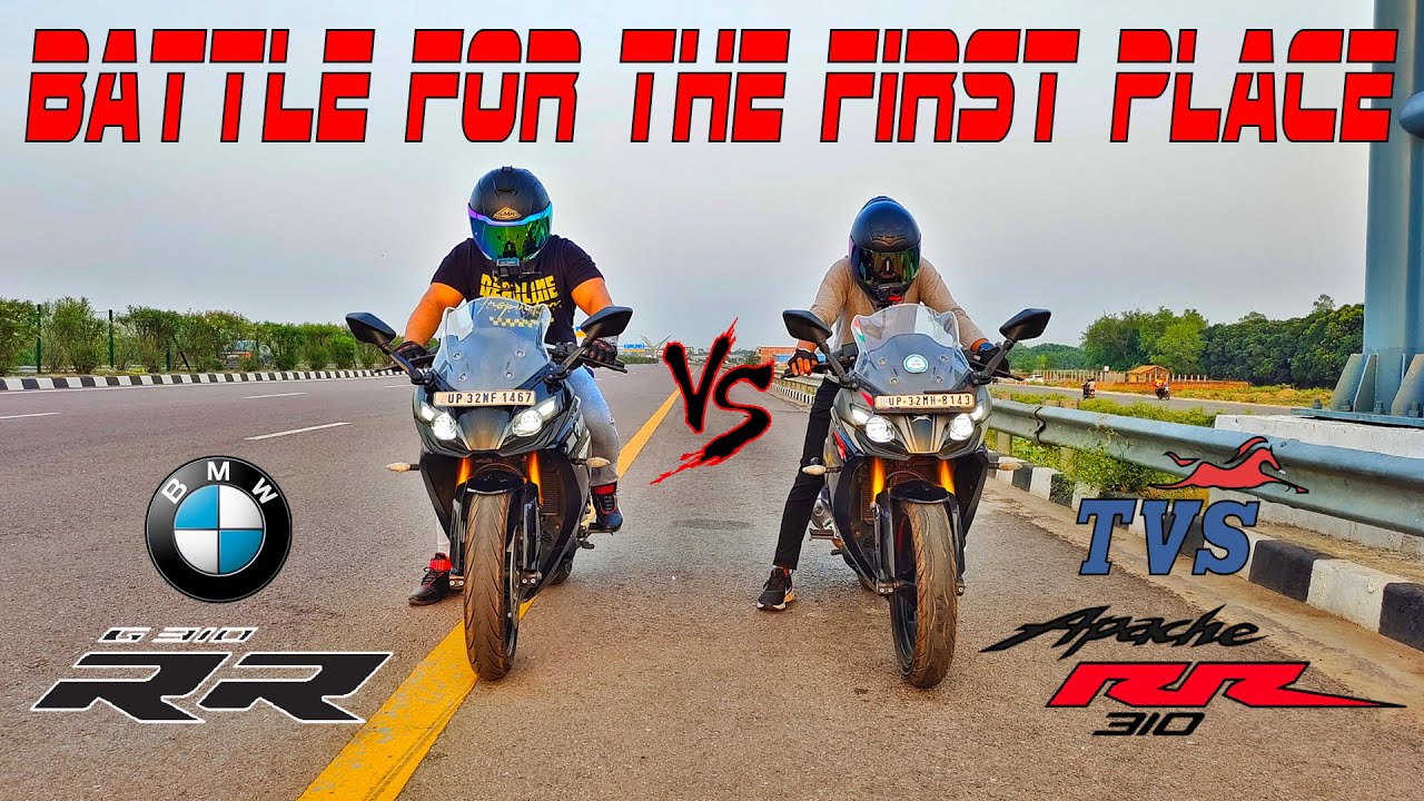 BMW G 310RR VS APACHE RR 310 DRAG RACE💪🏻BATTLE FOR FIRST PLACE 🏆#trending #viral #g310rr #rr310