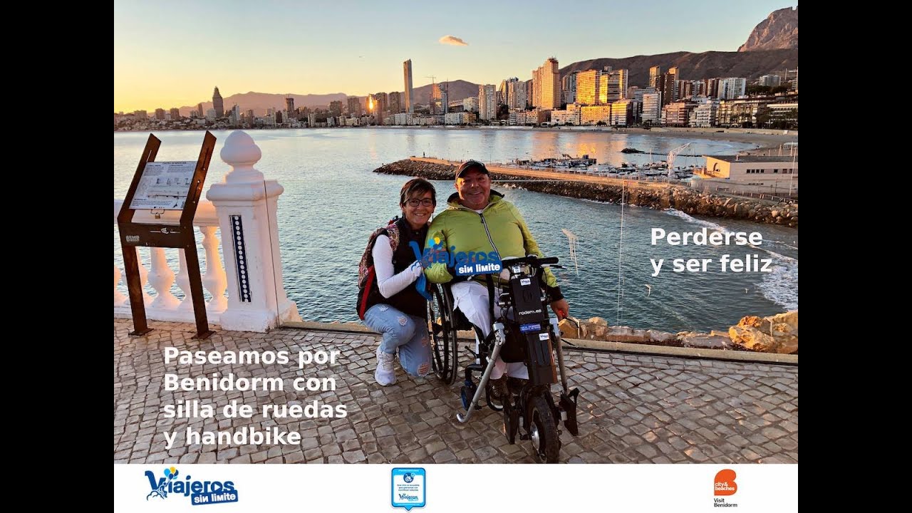 Paseamos por Benidorm con silla de ruedas