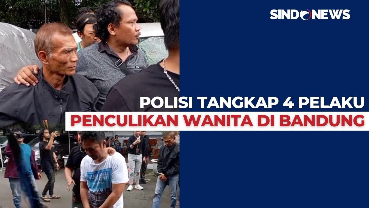 Penampakan Komplotan Pria Bersenpi yang Culik Wanita di Antapani Bandung saat Diringkus Polisi