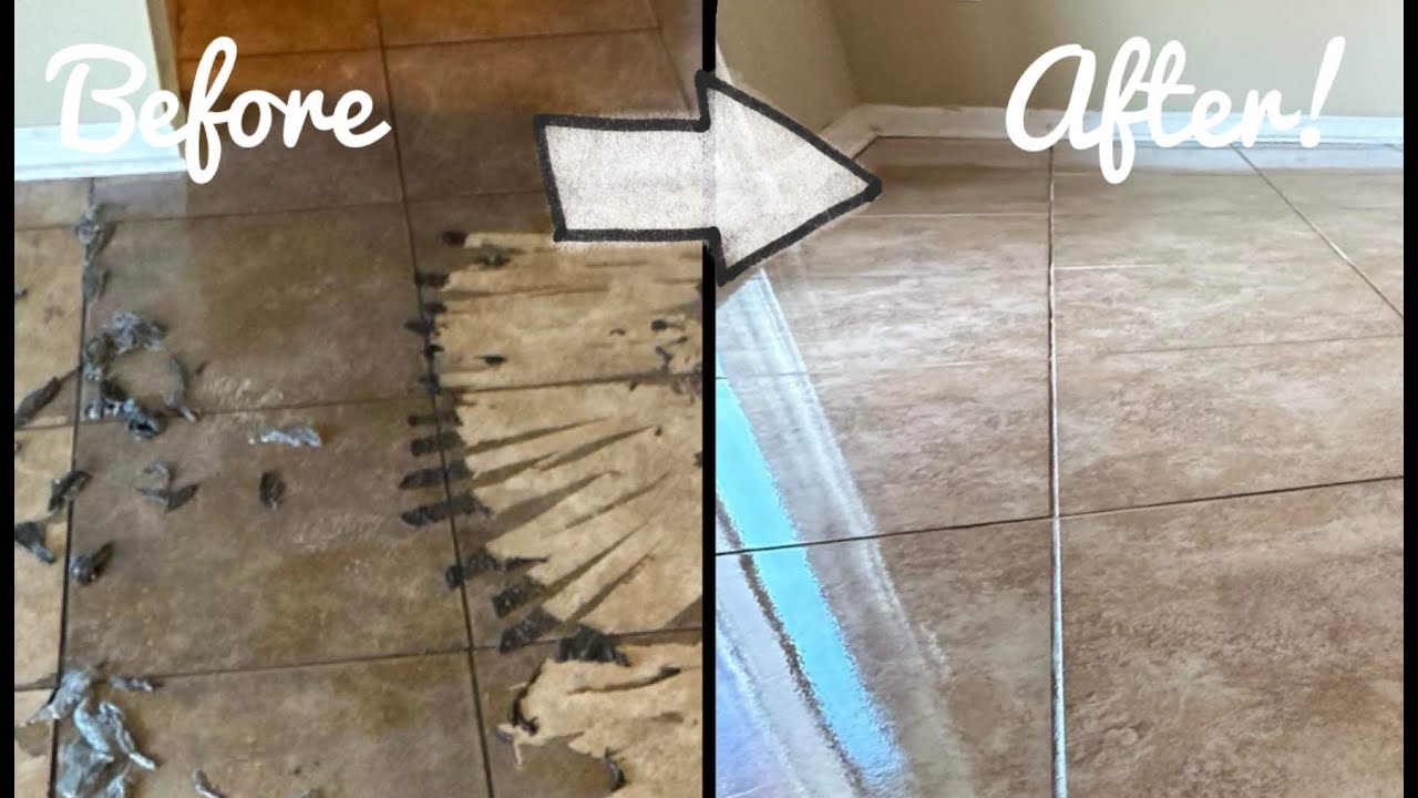 ➡️ Removing Rejuvenate Floor Polish & Applying Nano Shield Sealer!