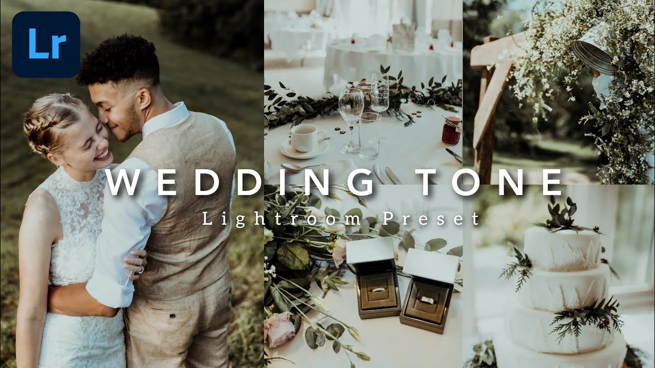 Wedding Preset | wedding tone lightroom preset tutorial free dng