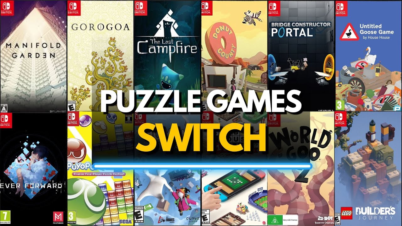 TOP 50 Best PUZZLE Games on Nintendo Switch | 2025