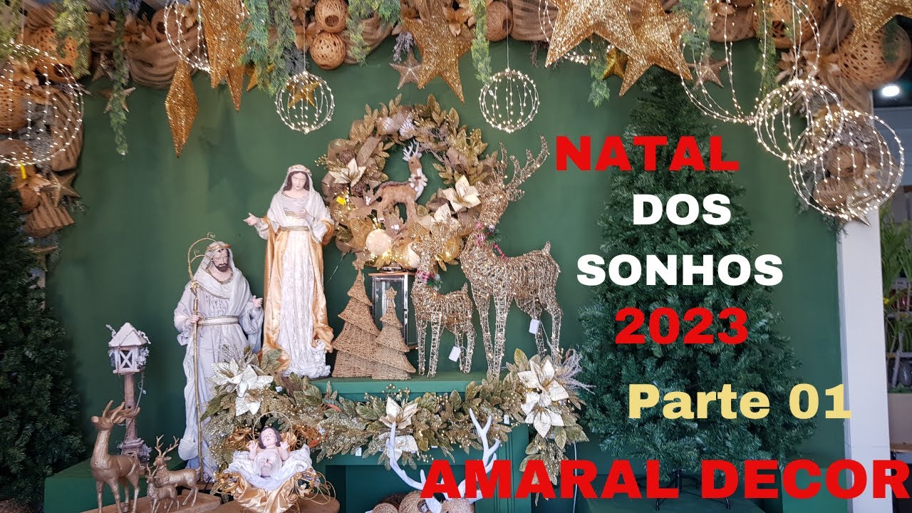 Maravilhosa Decoração Natalina na loja AMARAL DECOR/Parte 01/NATAL 2023/A PERUA CHEGOOU!!