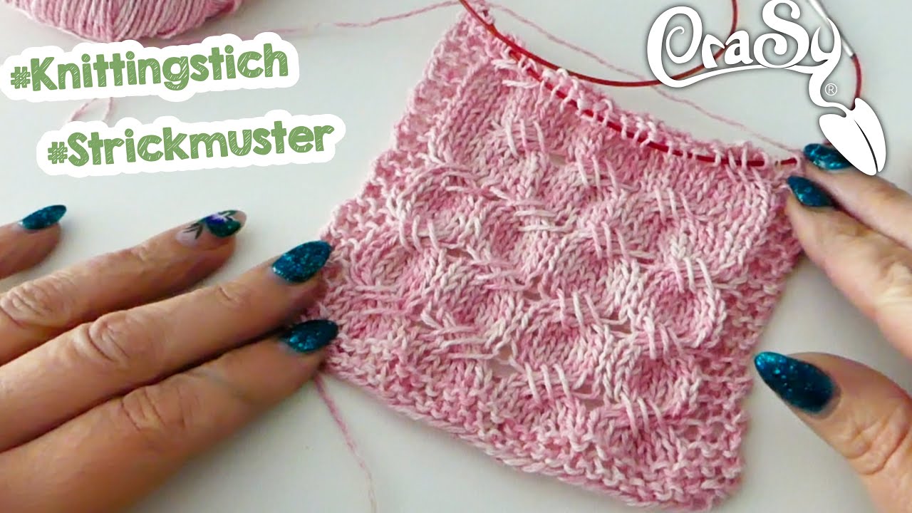 Strickmuster Criss Cross