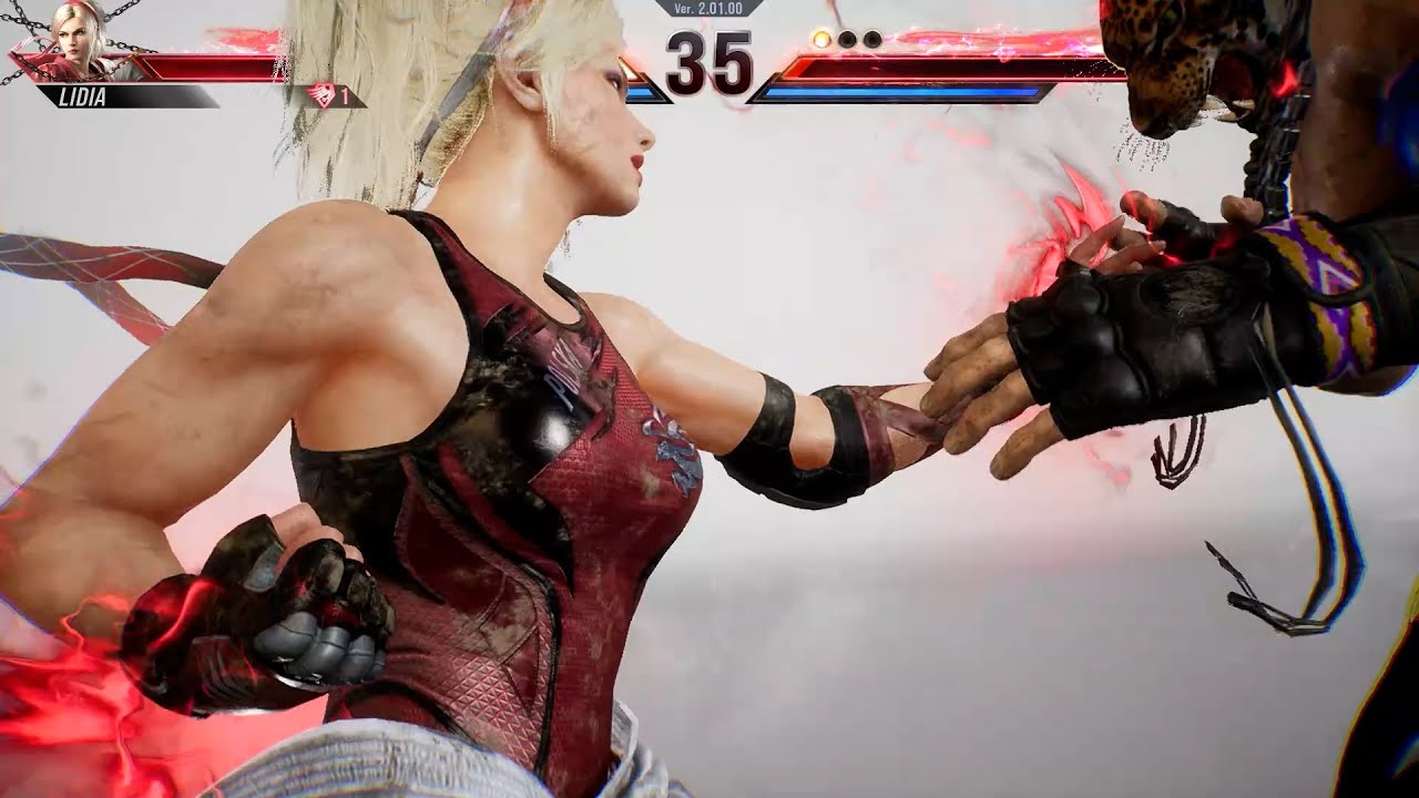 Tekken 8 ryona - Lidia vs King (Hardest AI)
