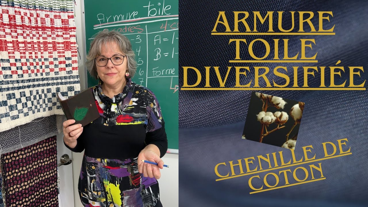 Métier à tisser-Armure toile diversifiée🌷