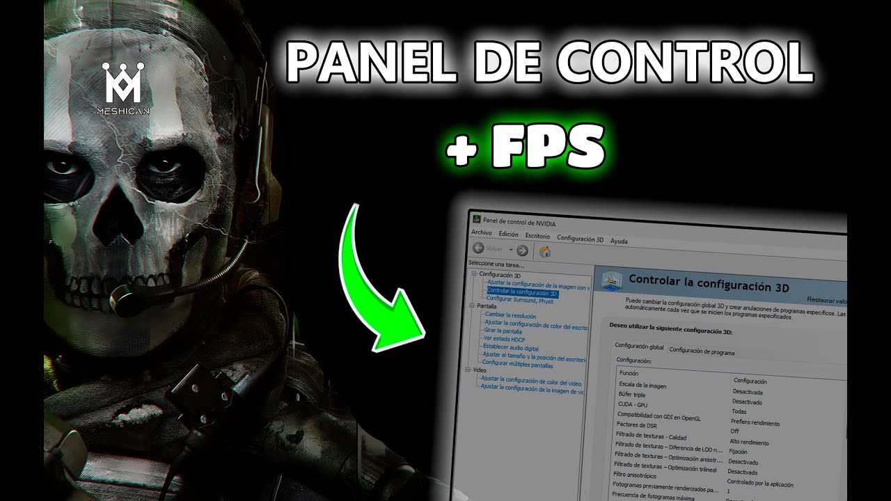 Como Optimizar PANEL DE CONTROL NVIDIA | 2023 |