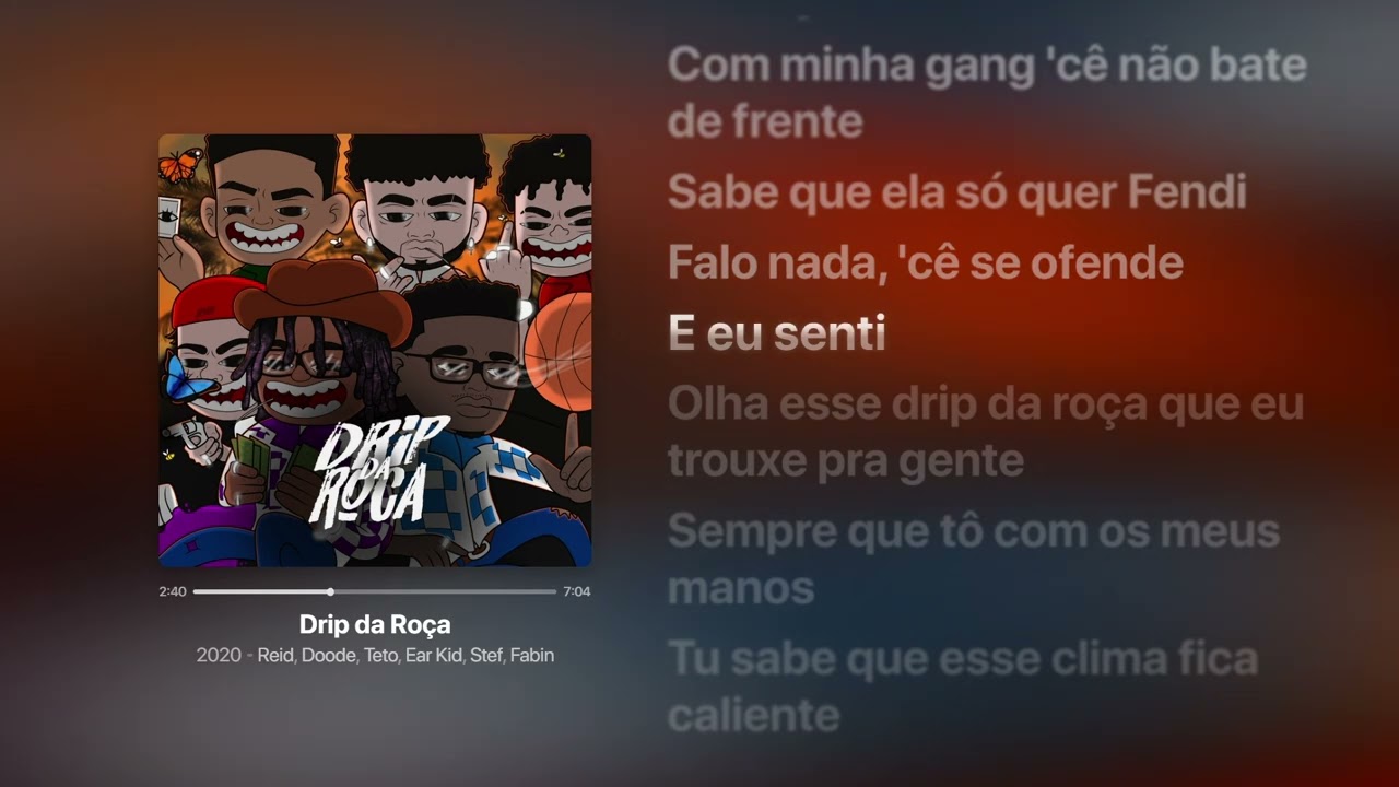 Reid, Doode, Teto, Ear Kid, Stef, Fabin - Drip da Roça | Letra da Música