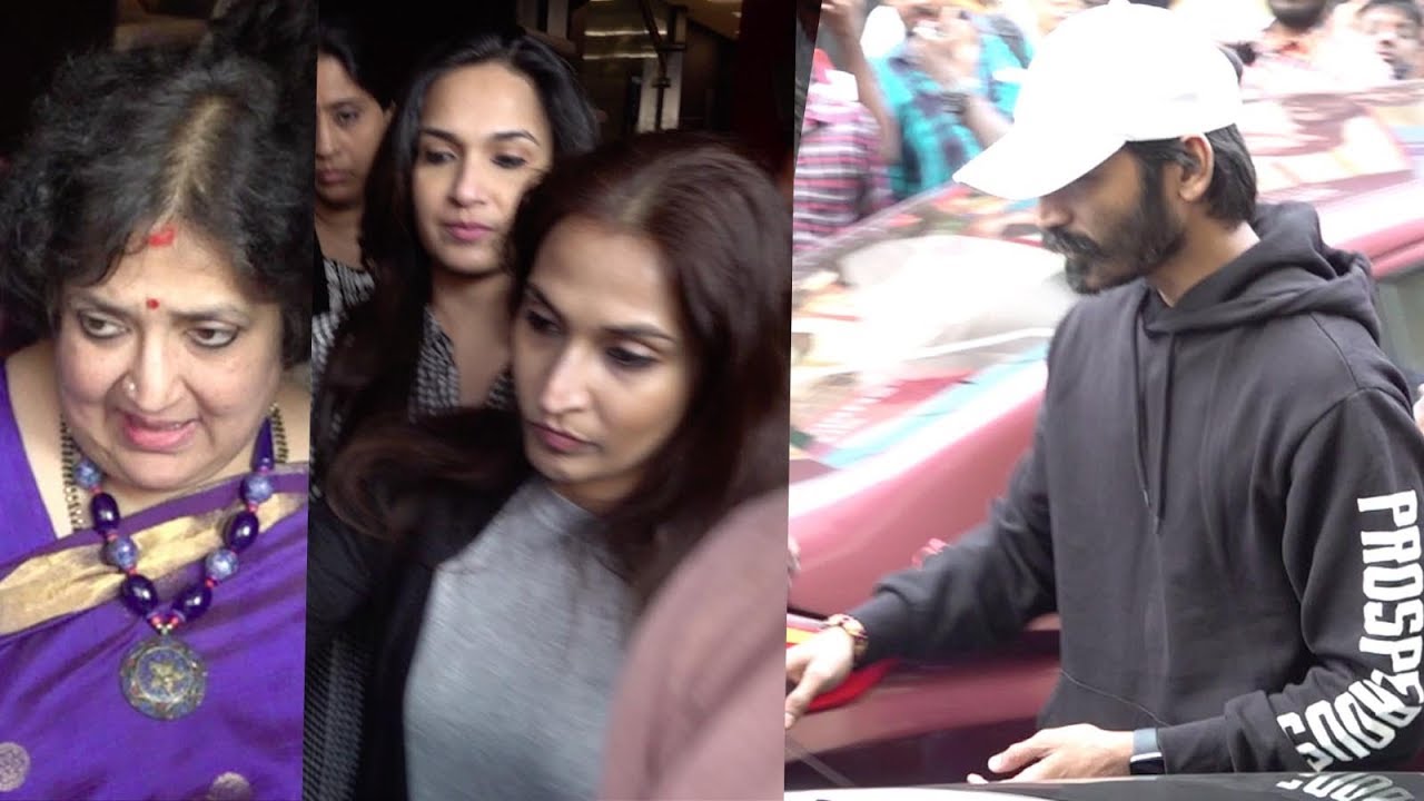 Exclusive Video: 2.0 படம் பார்த்த Dhanush, Latha Rajinikanth , Soundarya Rajinikanth