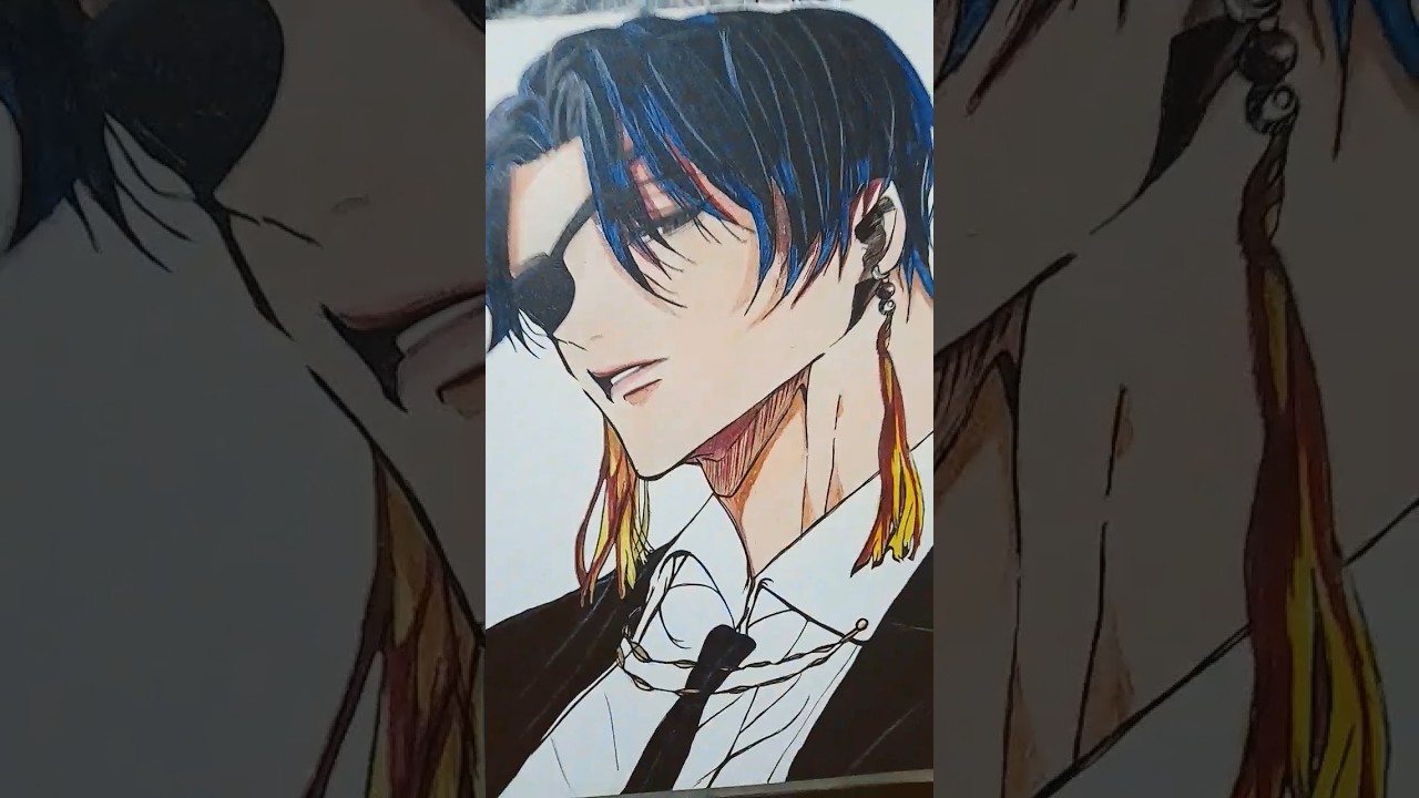 Drawing Suo Hayato in my style #song #speedsong #music #anime #animeartwork #FUNK