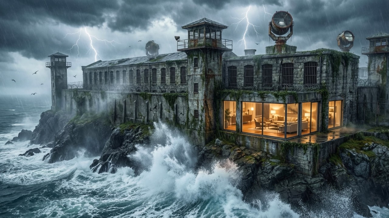 I Turned the SHAWSHANK PRISON into a Secret Luxury Mansion (ASMR)