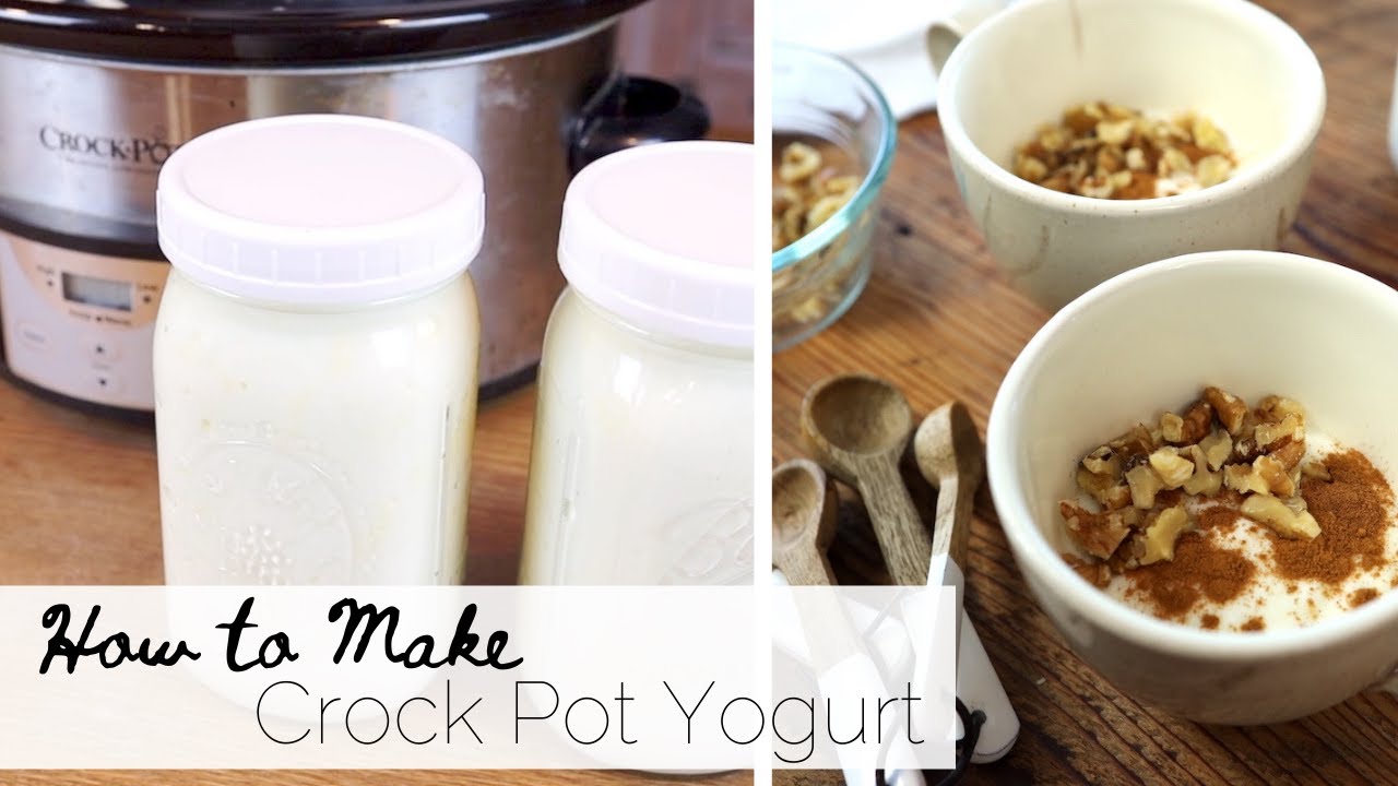 How to Make Crock Pot Yogurt | Easy Homemade Yogurt | Home Dairy | Traditional Cooking