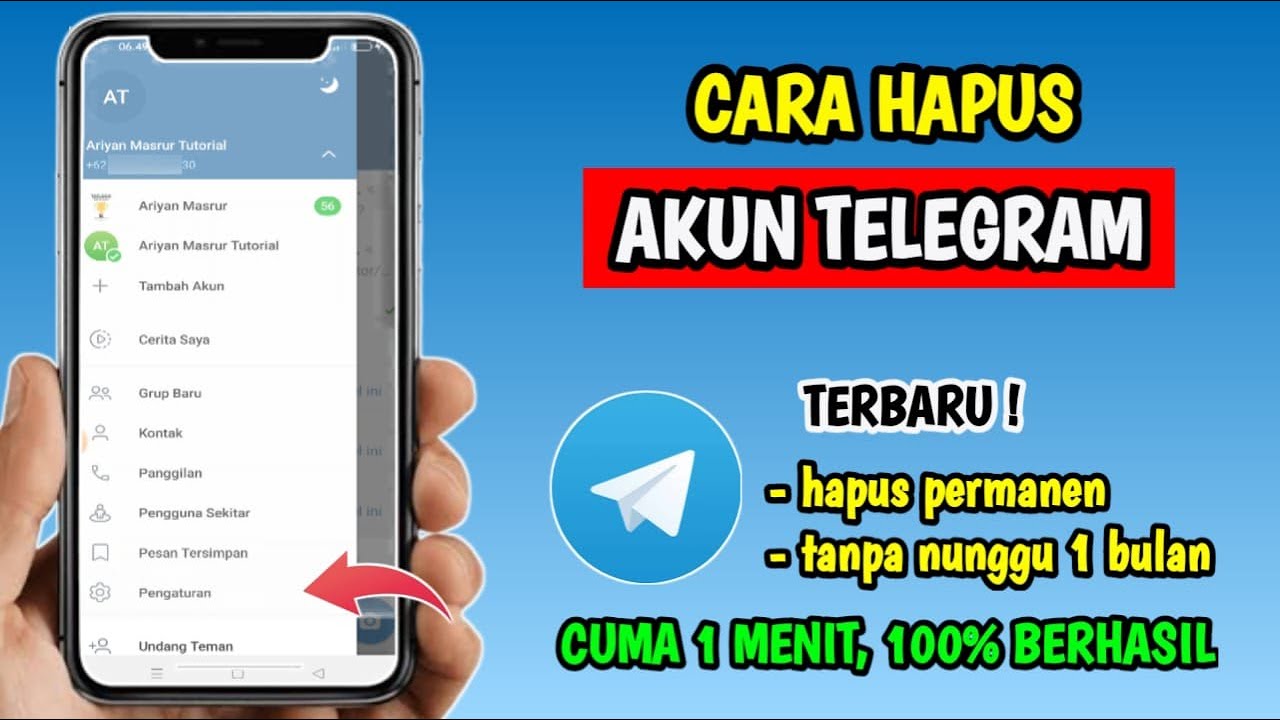 Cara Menghapus Akun Telegram | Cara Hapus Akun Telegram