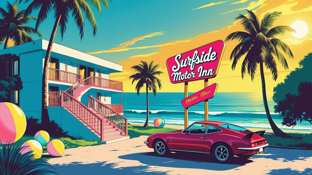 「午後のモーテルと潮風と」｜City Pop × Jazzで聴く、青空サックスBGM