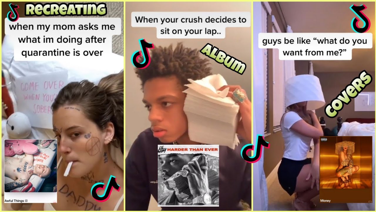 Recreating Album Covers~TikTok Compilation