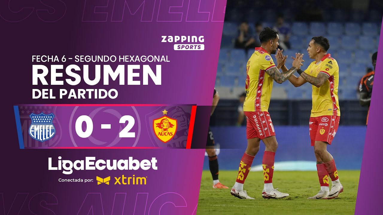 CS Emelec 0 - 2 SD Aucas / Fecha 6 - Segundo Hexagonal  / Liga Ecuabet conectada por Xtrim