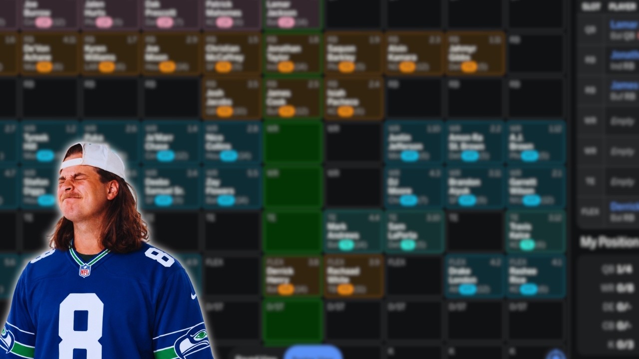 My Actual Home League Draft