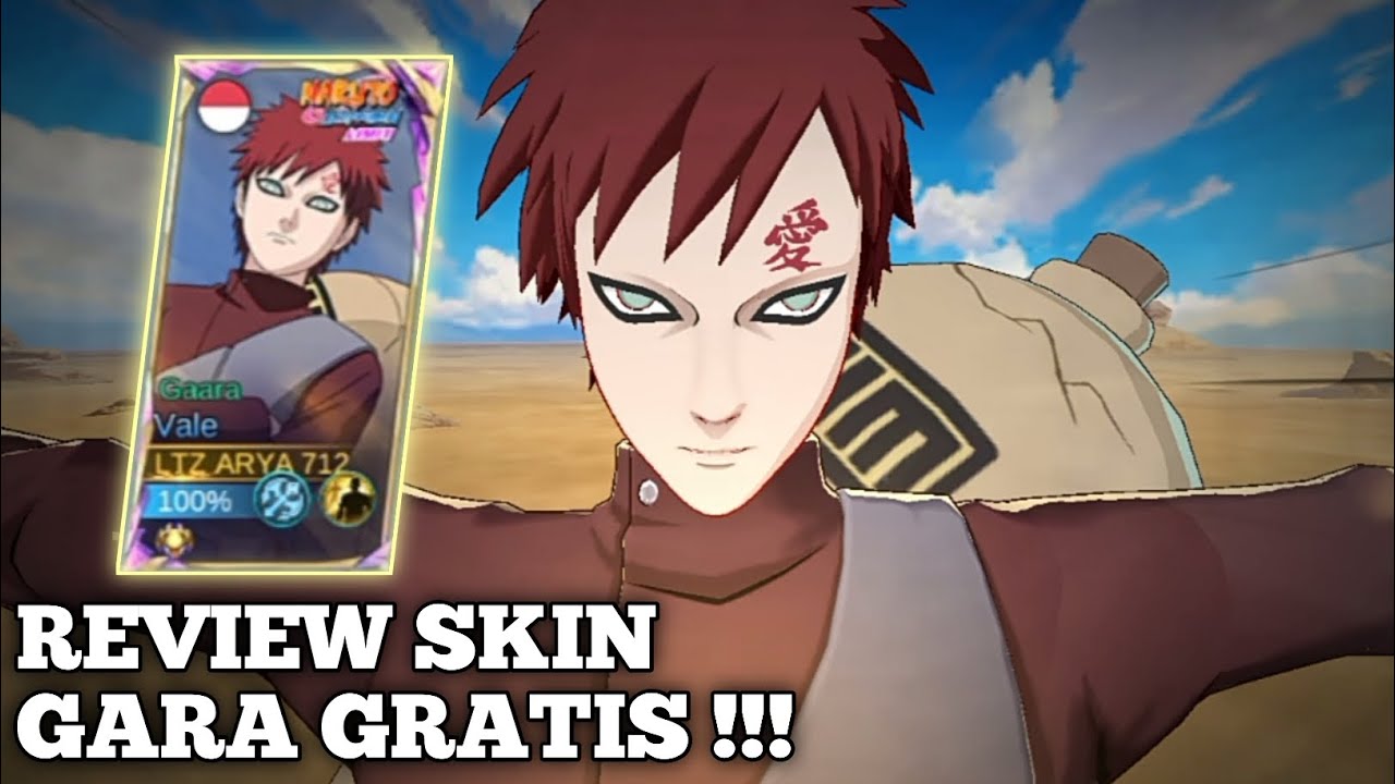 REVIEW SKIN GAARA VALE GRATIS DARI MOONTON - Mobile Legends #mlbb #vale #gaara