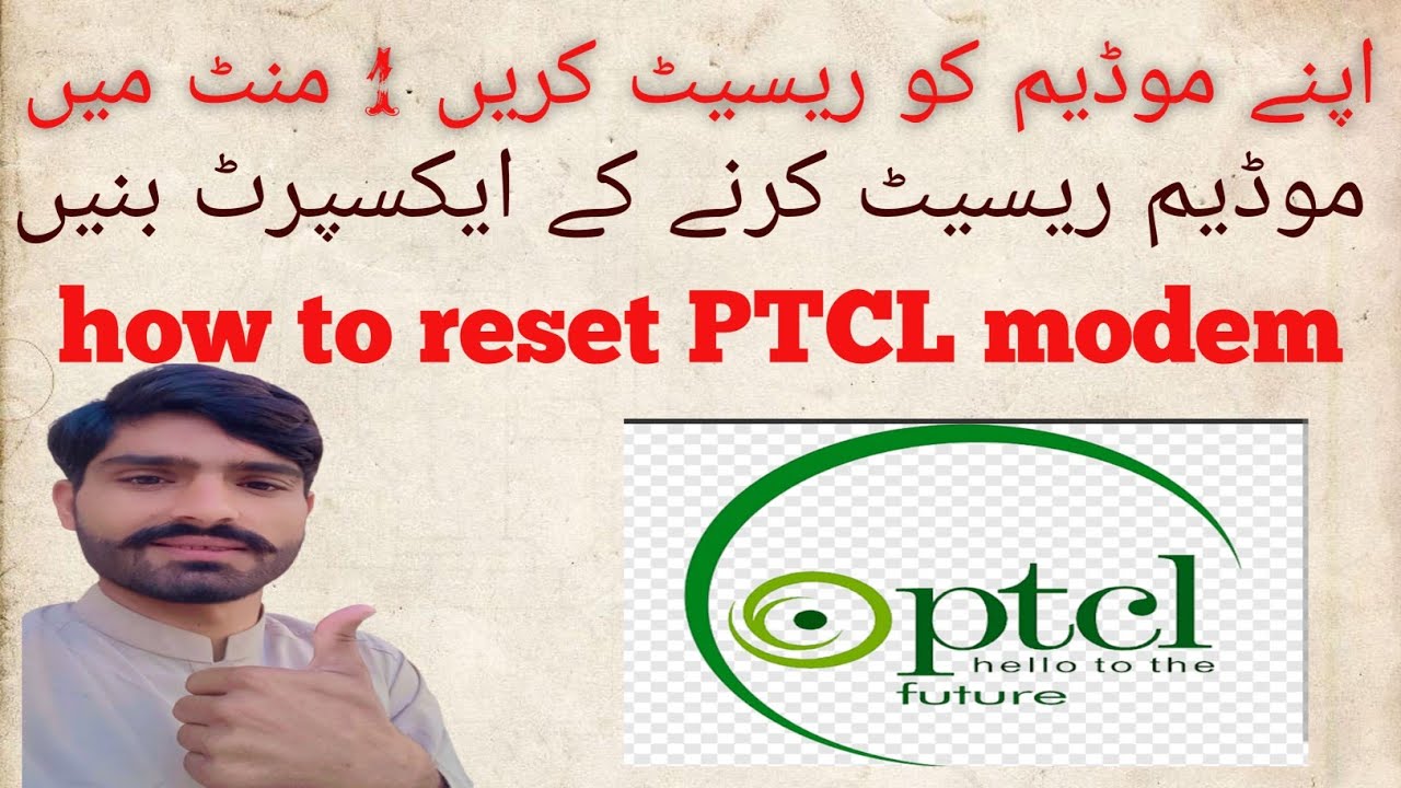 how to reset PTCL modem router . new configuration of ptcl modem router