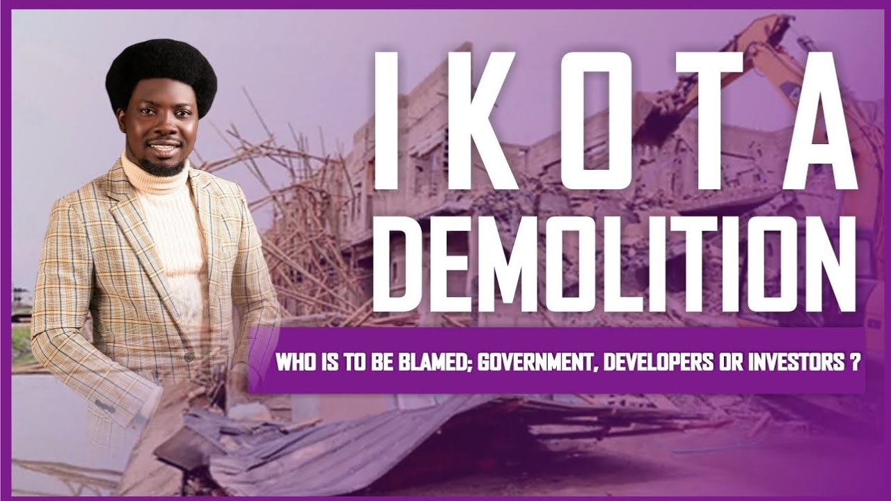 Lagos, Nigeria : Demolition of Houses in Ikota, Lekki, Lagos Nigeria | Land For sale in Lagos