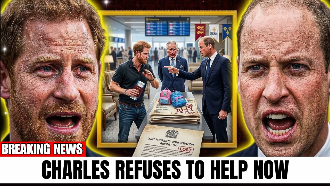 Brutal 4 Hours at Dubai Airport for HARRY &mdash; William CONFIRMS Their Children Were Lost in July