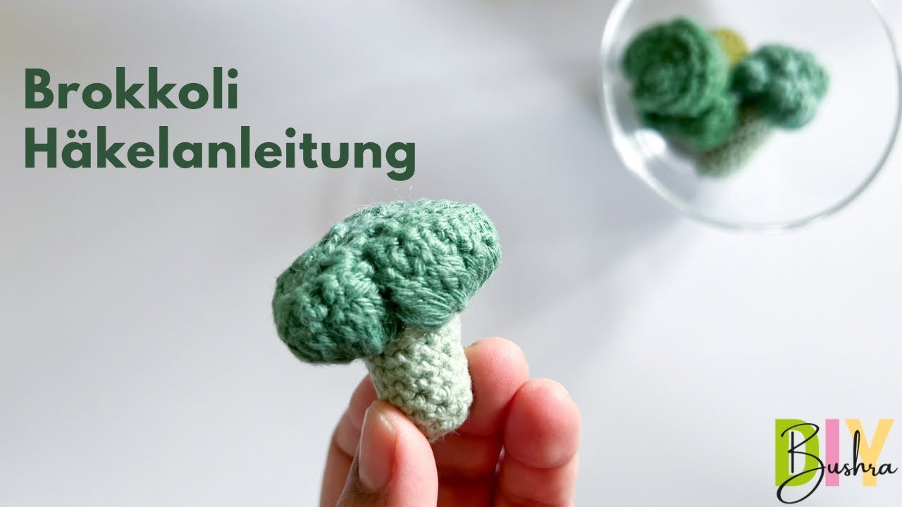 Gemüse Häkelanleitung Brokkoli I Amigurumi Brokkoli für die Spielküche eures Kindes