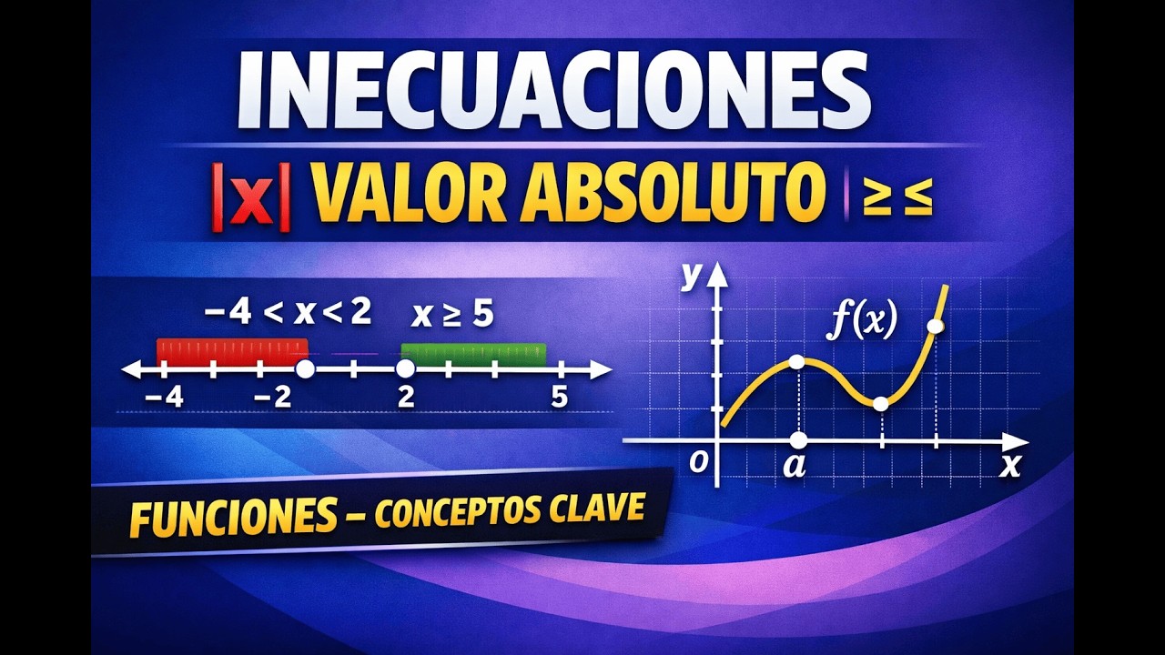 Inecuaciones con calor absoluto y Conceptos generales de Funciones | Repaso 3 | Supletorios EPN
